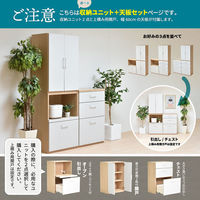 B.Bファニシング AFFOGATO 2段+幅60 開き戸 チェスト 幅1200mm AFCH0101CNCHC 1台（直送品）