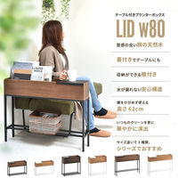 B.Bファニシング Lidプランターボックス 幅800×奥行160×高さ620mm ナチュラル ONPT0089TENAT 1台（直送品）