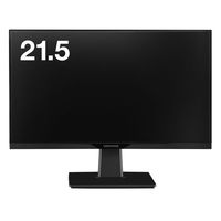 グリーンハウス　21.5型ワイド USB-C PD対応液晶ディスプレイ　GH-LCW22P-BK　1台（直送品）