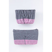 川住製作所 川住 K-106FB デザイン前カゴカバーグレーピンク 4986012110936 1個（直送品）