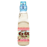 齋藤飲料工業 瀬戸内白桃ラムネ 瓶 200ml 1箱（30本入）