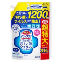 バスマジックリン 除菌・抗菌 アルコール成分プラス 無香料 詰め替え 超特大 1200ml 1箱（6個入） 花王