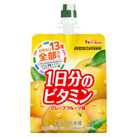 パーフェクトビタミン 1日分のビタミン グレープフルーツ味 1セット（1個（180g）×6）ゼリー飲料　ハウスウェルネスフーズ