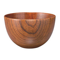 若兆 ナチュラルボウル 木製 540ml L 木目 ボウル 漆 天然木 食器 うるし 298335 1個（直送品）