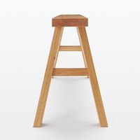 無印良品 木製ベンチ 大 ラバーウッド材 100×30×44cm 良品計画