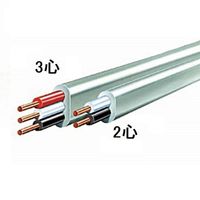 エスコ 2.0mmx3心/600V20A VAケーブル(10m/グレー) EA940AV-16 1巻（直送品）