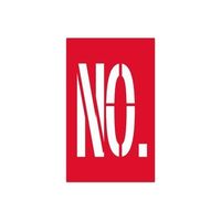 エスコ マーキングプレート (「No.」/文字高300mm) EA591MY-6 1セット(4枚)（直送品）