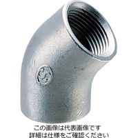 エスコ Rc 1/4” 45 ゚エルボ(ステンレス製) EA469AN-302A 1セット(5個)（直送品）
