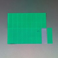 エスコ 25x100mm ハイレベル反射シート(16ピース/赤 EA983GR-53 1セット(4枚:1枚×4パック)（直送品）