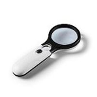 エスコ x3.5/x12.0/φ60mm ルーペ(LEDライト付) EA756MH-1 1セット(4個)（直送品）