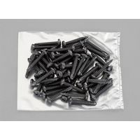 エスコ 4x19mm ピアスビス(ナベ頭/ステンレス/黒色/50本) EA949EF-143 1セット(250本:50本×5パック)（直送品）