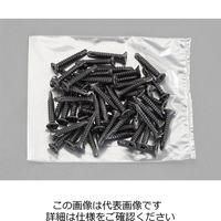 エスコ 4x25mm ピアスビス(皿頭/ステンレス/黒色/50本) EA949EF-244 1セット(200本:50本×4パック)（直送品）