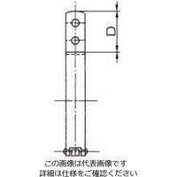 エスコ 103mm スパイラルダクト管用立バンド EA440CM-1 1セット(4個)（直送品）