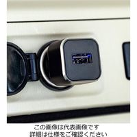 エスコ USBシガーチャージャー EA764A-120A 1セット(4個)（直送品）