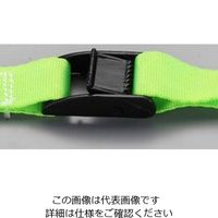 エスコ 25mmx2.0m 荷締ストラップ(緑) EA982BA-132 1セット(10個)（直送品）