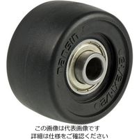 エスコ 75mm キャスター(自在金具・低床重荷重・ブレーキ付) EA986PR-23 1個（直送品）