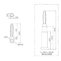 エスコ [EA940DPー113~119用]バナナプラグ EA940DP-124 1セット(20個)（直送品）