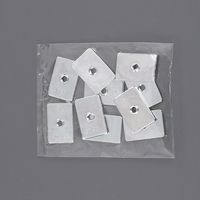 エスコ M 6/23x23mm 四角ナット(10個) EA949GS-506 1セット(150個:10個×15袋)（直送品）