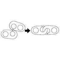 エスコ 7 mm クリップジョイント EA980SR-1 1セット(40個:2個×20袋)（直送品）