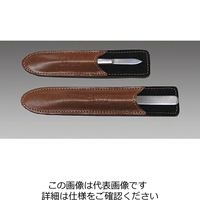エスコ 120x30mm ピンセットケース(牛革製) EA595CS-120 1セット(10本:1本×10個)（直送品）