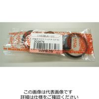 エスコ 120mm カラビナフック(キーリング付) EA638JK-20 1セット(10個)（直送品）