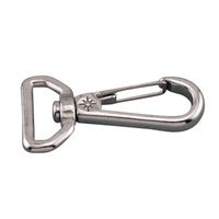 エスコ 38mm ストラップスナップ(ステンレス製) EA638FT-38 1セット(5個)（直送品）