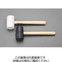 エスコ 230g/43x270mm ゴムハンマー(黒) EA575WB-31 1セット(5本)（直送品）