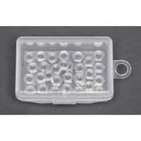 エスコ M2.3 六角ナット 1種(真鍮製/75個) EA949LT-723 1セット(750個:75個×10ケース)（直送品）