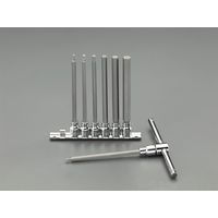 エスコ 3/8”DRx165mm T型スライドハンドル EA687BR-13 1セット(10丁)（直送品）