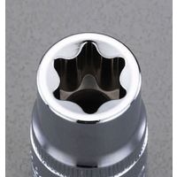 エスコ 3/8”DRxE 5 [EーTORX]ソケット EA687BX-5 1セット(30個)（直送品）