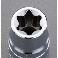 エスコ 1/2”DRxE10 [EーTORX]ソケット EA687CX-10 1セット(20個)（直送品）