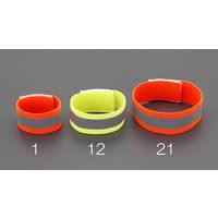 エスコ セーフティリストバンド(オレンジ) EA983RT-1 1セット(10個)（直送品）