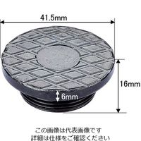 エスコ φ41.5mm ギザ付パッド EA526TL-101 1セット(10個)（直送品）