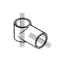 エスコ [パイプラック用] 3方向プラスチックジョイント(アイボリー) EA976BY-342 1セット(30個)（直送品）