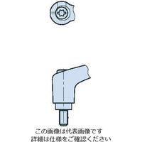 エスコ M5x30mm 雄ねじミニクランプレバー(レッド) EA948CB-614 1セット(5個)（直送品）