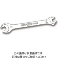 エスコ 5.5x7mm/100mm 両口スパナ(ミニ) EA615BE-3 1セット(10本)（直送品）