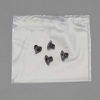 エスコ M 4x10mm六角穴付皿ボルト(ステンレス/黒色/4本) EA949MT-410 1セット(120本:4本×30セット)（直送品）