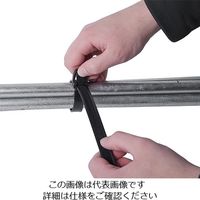 エスコ 200x4.3mm 結束バンド(耐侯性/再結束/25本) EA475FJ-200 1セット(375本:25本×15袋)（直送品）