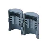 エスコ M10ー16 アンカーボルト用保護カバー(半割れ/グレー) EA983FM-431 1セット(15個)（直送品）