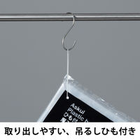 【ポリ袋】アスクル 吊るしひも付き規格袋 LDPE 0.02mm厚 13号 透明 1袋（100枚入） オリジナル