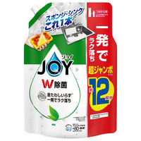 ジョイ JOY W除菌 食器用洗剤 緑茶の香り 詰め替え 超ジャンボ 1550mL 1セット（1個×6） P＆G