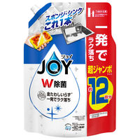 ジョイ JOY W除菌 食器用洗剤 さわやか微香 詰め替え 超ジャンボ 1550mL 1セット（1個×3） P＆G