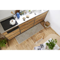 スミノエ 洗える キッチンマット ポント 45×180cm ベージュ 4549781290577 1枚