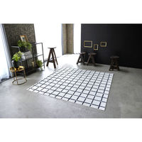 スミノエ 洗える ラグ オセロ 130×185cm ホワイト 4549781290874 1枚