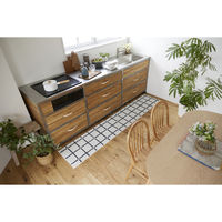 スミノエ 洗える キッチンマット オセロ 45×240cm ホワイト 4549781290911 1枚