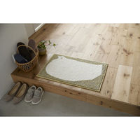 スミノエ 洗える マット ウズラ 45×70cm イエロー 4549781291055 1枚