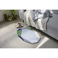 スミノエ HOMERUG 洗える マット ジェム 450×700mm ブルー 4549781291086 1枚（直送品）