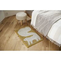 スミノエ 洗える マット リス 45×70cm イエロー 4549781291062 1枚