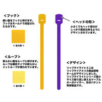 RIP-TIE(リップタイ) リップタイライトミニ 6mmX140mm 10本入 黒 Y-55-Q10-BK 1個(10本分)（直送品）