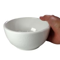 アースモス 丼 白磁 石目型ビビンバ丼 16cm [2個入] vac-101-01018（直送品）